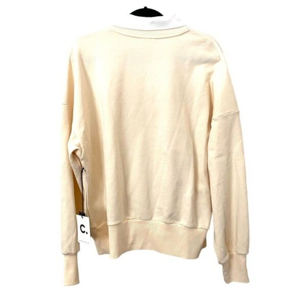 CALLAHAN KNITWEAR Diana Collared Sweatshirt NWT‎ Sz Med - Picture 4 of 5